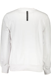 Cavalli Class White Cotton Men Sweater